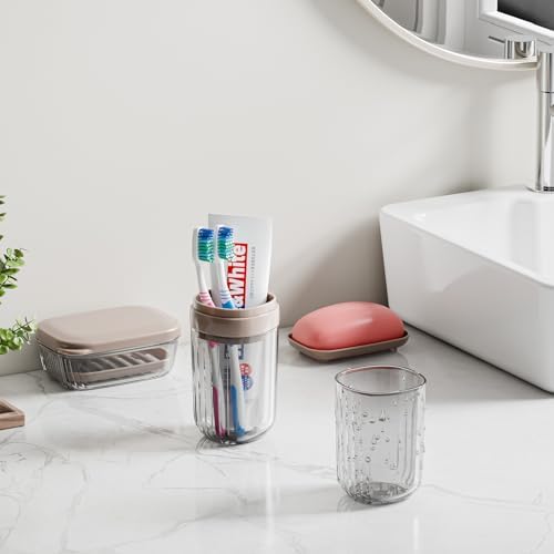 VITVITI Bar Travel Soap Case Container, Portable Travel Toothbrush Case