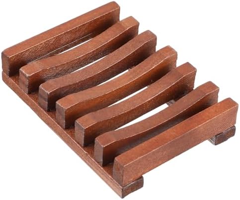 Wood Soap Holder for Shower Teak Soap Dish Teak Wood By HTB Soaps Tray for Shower Kitchen Sink Sink Bathroom Bathtub Extend Soaps Life and Keep Dry