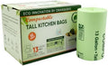 OrangeBio 13 Gallon Compostable Trash Bags, 50 Count, BPI Home Certified