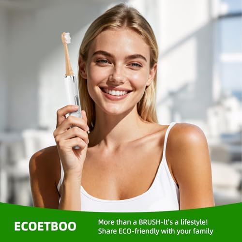 Bamboo Toothbrush Replacement Heads Compatible with Philips Sonicare