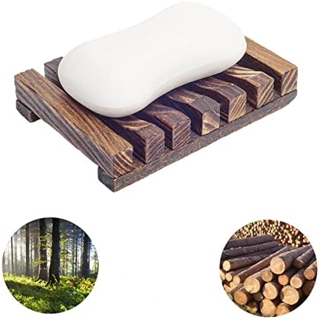 15 Pieces Wooden Soap Dish, Bathroom Wooden Soap Case, Hand Craft Bathtub Shower Dish Accessories