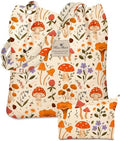 Miss Adola 2 Pack Corduroy Tote Bag with Pouch for Women