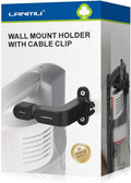 LANMU Upgraded Wall Mount Holder with Cable Clip Compatible with Shark IX141 IZ462H IZ682H IZ377H IZ376H Pet Cordless Stick Vacuum, Handheld Vac CH951 CH950