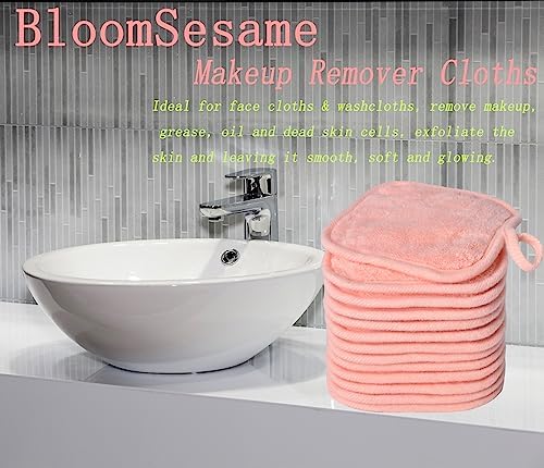 Makeup Remover Cloths Face Pads Reusable Microfiber Facial Cleansing Cloths