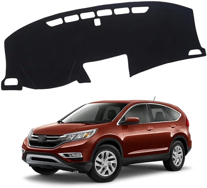 XITER Polyester Dashboard Cover Mat Carpet Dash Nonslip Sun Shade Mat Compatible For Honda CRV 2012 2013 2014 2015 2016.
