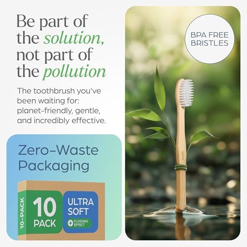 VIVAGO Extra Soft Toothbrushes for Adults - Ultra Soft Bristle Toothbrush