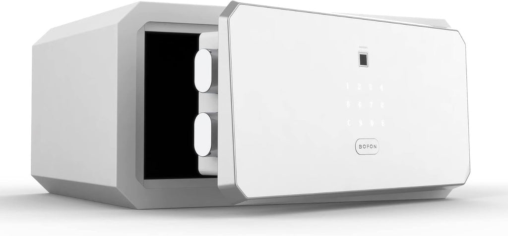 Biometric Safe Box with Key, Security Box, Fingerprint Password,Safety Boxes for Home,W-Series 1.45 Cubic