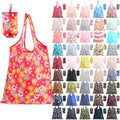 Paterr 46 Pcs Foldable Reusable Grocery Bags Bulk Machine Washable Waterproof Shopping Bags Packable Grocery Tote Pouches
