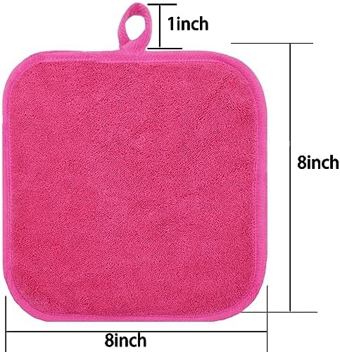 Makeup Remover Cloths Face Pads Reusable Microfiber Facial Cleansing Cloths