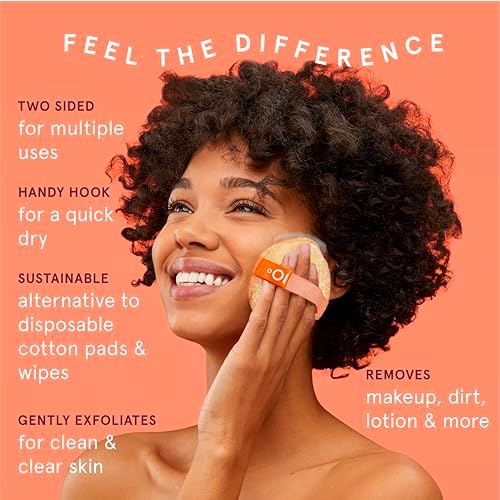 Cleanlogic Exfoliating Dual-Texture Facial Pads - Makeup Remover - 9 Count