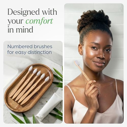 VIVAGO Extra Soft Toothbrushes for Adults - Ultra Soft Bristle Toothbrush