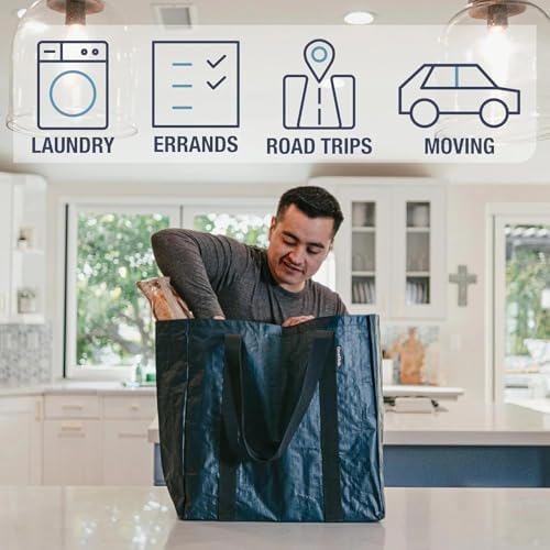CleverMade Storage Tote - 42L - Transparent (2PK)