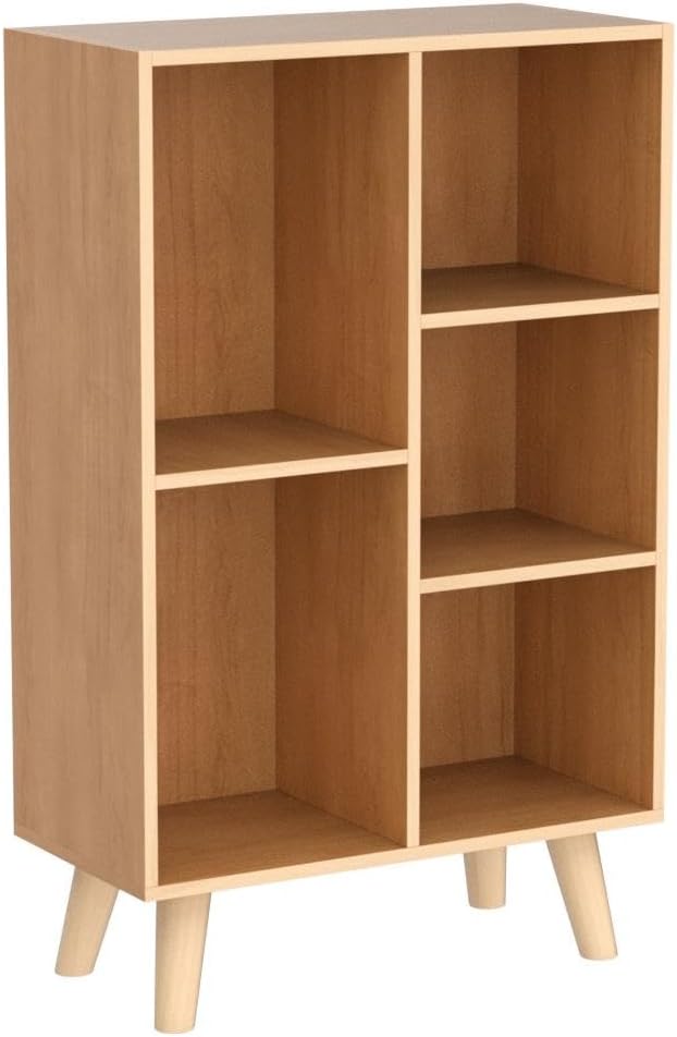 IOTXY Wooden Open Shelf Bookcase