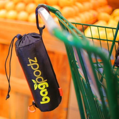 Reusable Grocery Bags, Foldable Shopping Bags in Pod, 5 Pack