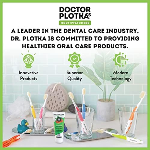 MOUTHWATCHERS Soft Flossing Manual Toothbrush, Adults, 4-Pack, Green