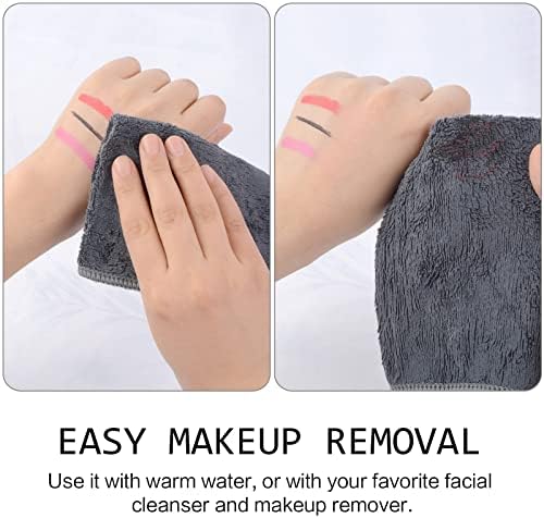Microfiber Facial Cloths Fast Drying Washcloth 12inch x 12inch Grey 10 pack