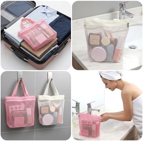2pcs Toothbrush Bag, Mesh Travel Bag Toothbrush Travel Bags