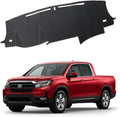 XITER Polyester Dashboard Cover Mat Carpet Dash Nonslip Sun Shade Mat Compatible For Honda Ridgeline 2017 2018 2019 2020 2021 2022 2023 2024 2025.