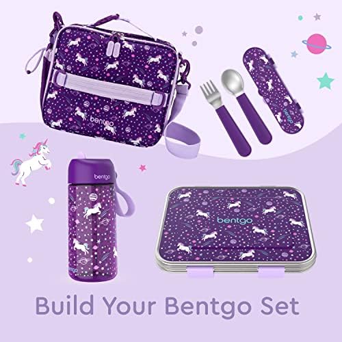 Bentgo Kids Stainless Steel Utensil Set with Fork, Spoon, & Storage Case