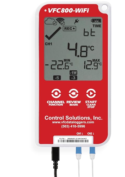 Control Solutions VFC800 Temperature Data Logger