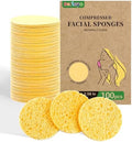 100-Count Compressed Facial Sponges, Yellow