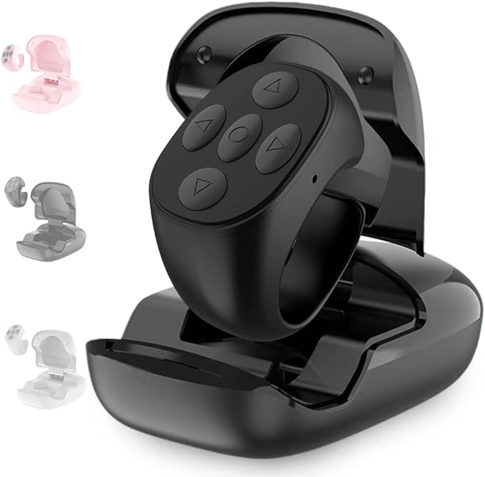 Fingertip Wireless Bluetooth Remote Control, 2026 New Bluetooth Ring Scroller