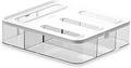 HIMUS Food Storage Bag Organizer - 4 in 1 Plastic Baggie Organizer for Drawer | Compatible with Sandwich, Snack, Gallon, Quart & Slider | Plastic Bag Organizers Kitchen Storage| Wall & Drawer Mount