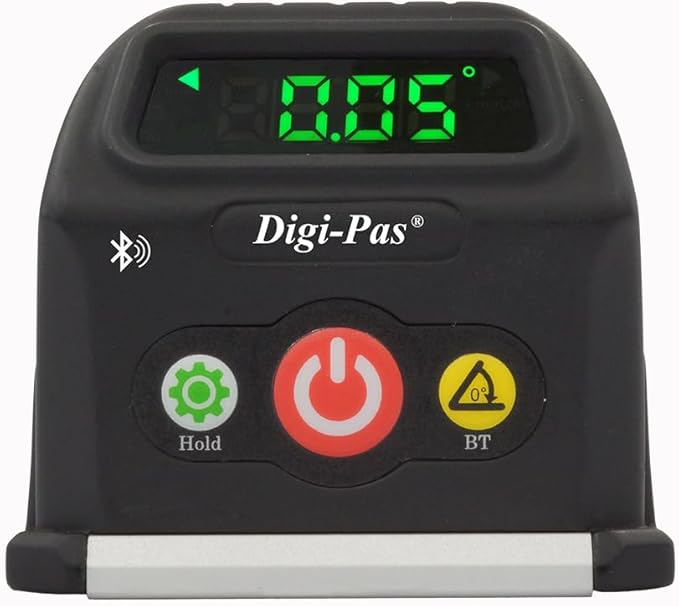 Digi-Pas 2-Axis Smart Cube Level, WIRELESSLY displays leveling status on