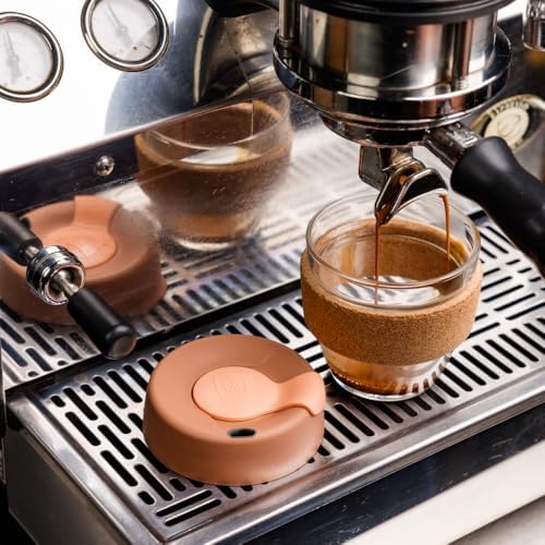 KeepCup Brew Cork, Reusable Glass Tumbler with Natural Cork, Short Coffee Cup 8oz / 227ml - Frappe