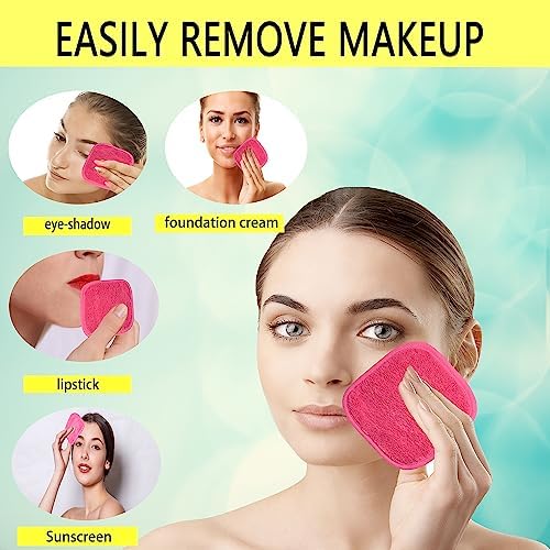 Makeup Remover Cloths Face Pads Reusable Microfiber Facial Cleansing Cloths