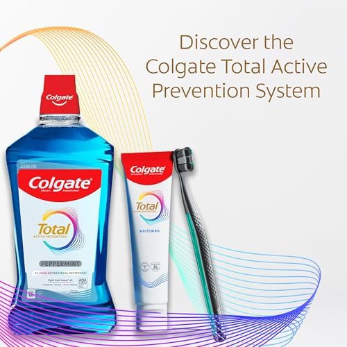 Colgate Total Whitening Charcoal Toothbrush, Soft, Black, 2 Pack