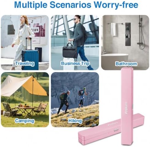 2 Pack Toothbrush Case Aluminum, Travel Toothbrush Holder Kit Portable