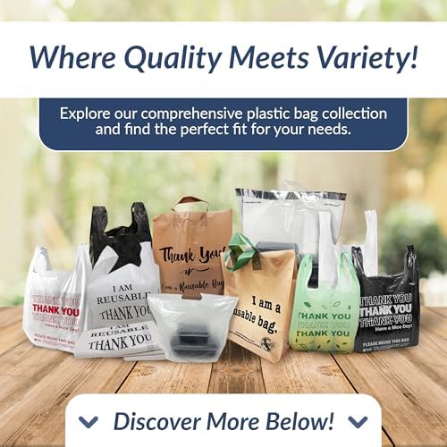Reli. Reusable Plastic Shopping Bags, 250 Pack, 2 Mil Brown Grocery Bags