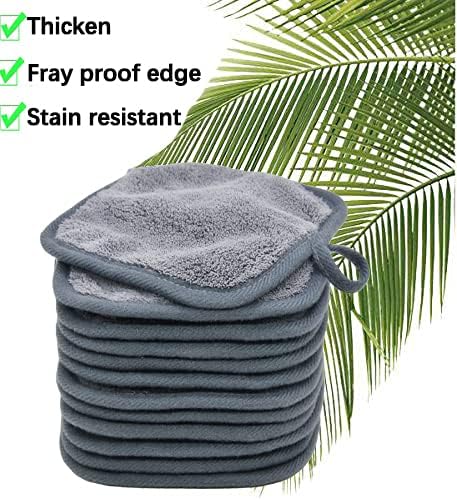Makeup Remover Cloths Face Pads Reusable Microfiber Facial Cleansing Cloths