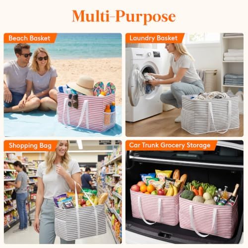 Lifewit Large Tote bag, Reusable Shopping Grocery Bags
