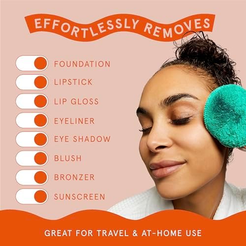 Cleanlogic Exfoliating Dual-Texture Facial Pads - Makeup Remover - 9 Count