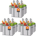 WISELIFE Reusable Grocery Bags [9 Pack],Large Grocery Tote Bag Water Resistant Shopping Bags Foldable Grocery Bag for Clothes,Shoes and Picnic