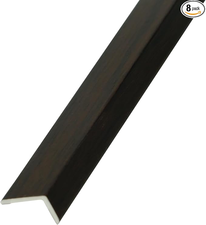 OUZUGIE 8-Pack 57 Inches, WPC Slat Wall Panel Trim, Corner Guard