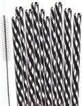 Dakoufish Replacement Straws for StanleylOwalalHydro Jug 40oz 30oz Tumbler,10 Pack 12 Inch Back Reusable Straws With Cleaning Brush For Stanley Simple Modern Cup,Dishwasher Safe.