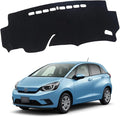 XITER Polyester Dashboard Cover Mat Carpet Dash Nonslip Sun Shade Mat Compatible For Honda FIT 2015 2016 2017 2018 2019 2020.