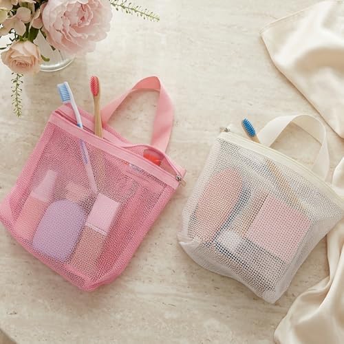 2pcs Toothbrush Bag, Mesh Travel Bag Toothbrush Travel Bags
