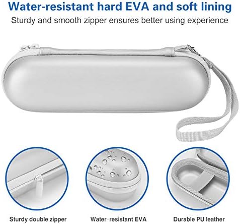ProCase Toothbrush Travel Case for Oral-B & Sonicare -Silver