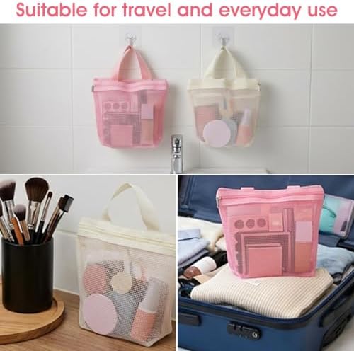 2pcs Toothbrush Bag, Mesh Travel Bag Toothbrush Travel Bags
