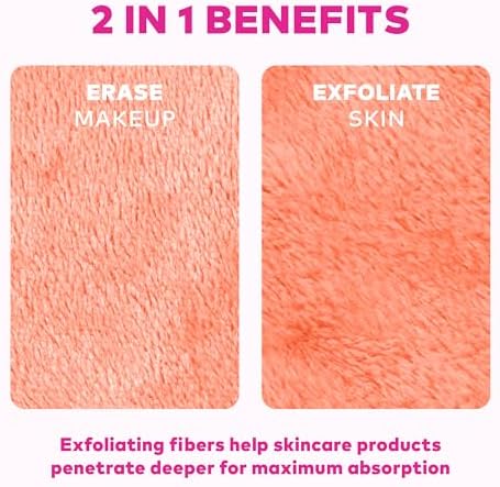 The Original MakeUp Eraser 7-Day Set, Erase All Makeup with Just Water, Including Waterproof Mascara, Eyeliner, Foundation, Lipstick, Sunscreen, and More! Farmers Market 7ct