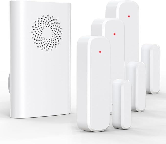 Door Chime, Wireless Door Open Sensor Alarm When Entry Business/Office/Store