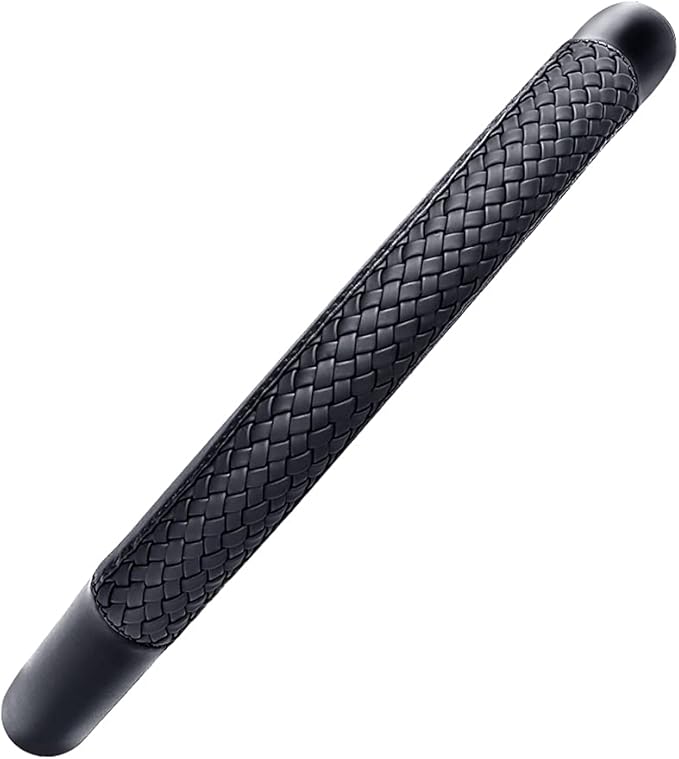 Flying Banner car Steering Wheel Cover Faux Leather Massage Universal fit 3D Honeycomb Hole Anti-Slip Sporty 15 Inches (Sliod Black Woven)
