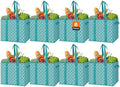 Reusable Grocery Bags 8 Pack, Foldable & Water Resistant Shopping Bags