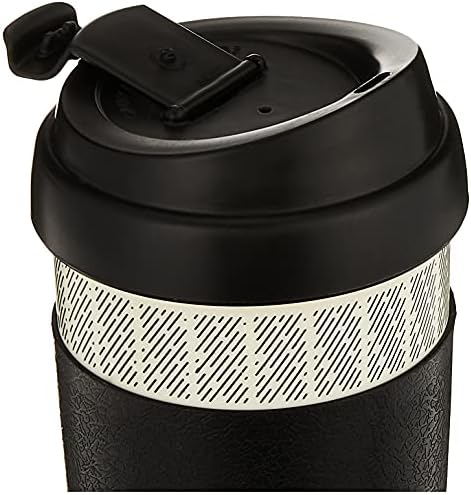 Copco 5237160 Reusable, Insulated Double Wall Travel Mugs 16-ounce White/Black, 2 Count (Pack of 6)