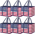 BALEINE 6PK Reusable Grocery Bags, Heavy Duty Shopping Tote Bag