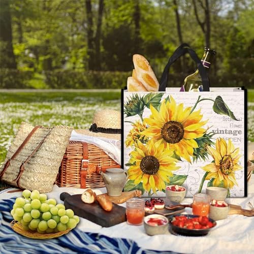 NymphFable Shopping Bags, 6 Pack Mixed Reusable Grocery Tote Bags 50LBS